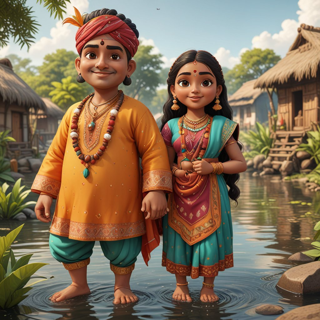 3D cartoon character art